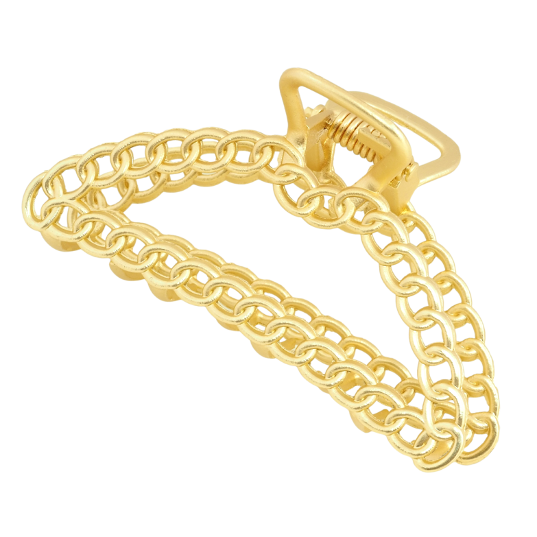 Краб металевий Півмісяць візерунок ланцюжок довжина 7см фото №1 Краб металевий Півмісяць візерунок ланцюжок довжина 7см фото №1