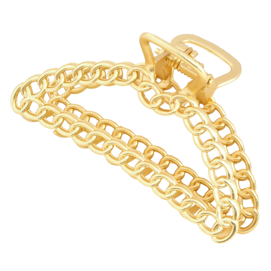 Краб металевий Півмісяць візерунок ланцюжок довжина 7см фото №1 Краб металевий Півмісяць візерунок ланцюжок довжина 7см фото №1