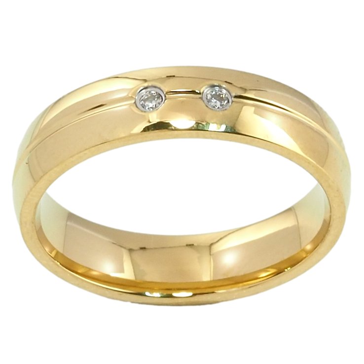 Кольцо Xuping TTM Stainless Steel Цвет 14К Обручальное, вставки циркония, ш. 5мм фото №8