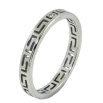 Кольцо Xuping TTM Stainless Steel Цвет Родий Греческий орнамент с кристаллом фото №2 Кольцо Xuping TTM Stainless Steel Цвет Родий Греческий орнамент с кристаллом фото №2