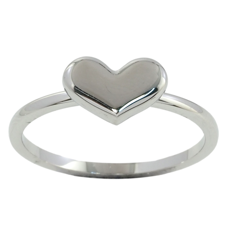 Каблучка Xuping TTM Stainless Steel Колір Родій Серце фото №1 Каблучка Xuping TTM Stainless Steel Колір Родій Серце фото №1