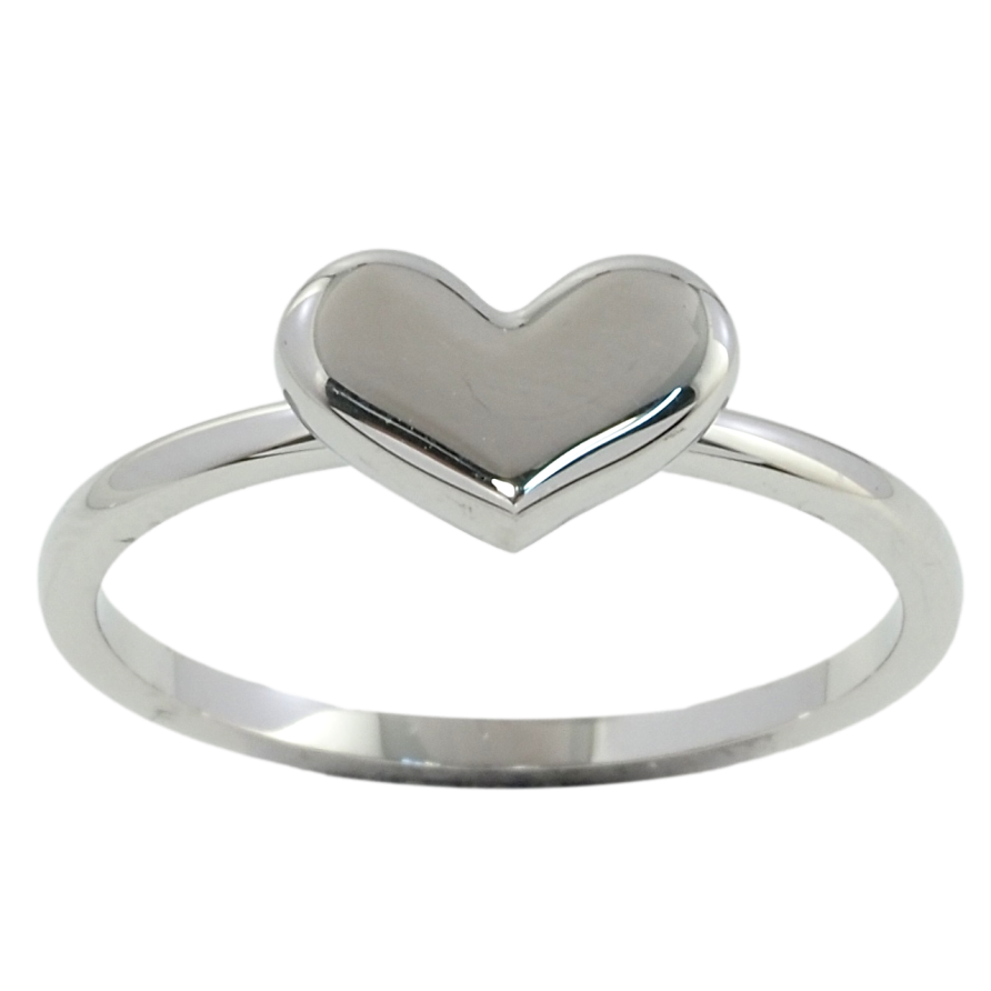 Кольцо Xuping TTM Stainless Steel Цвет Родий Сердце фото №1 Кольцо Xuping TTM Stainless Steel Цвет Родий Сердце фото №1