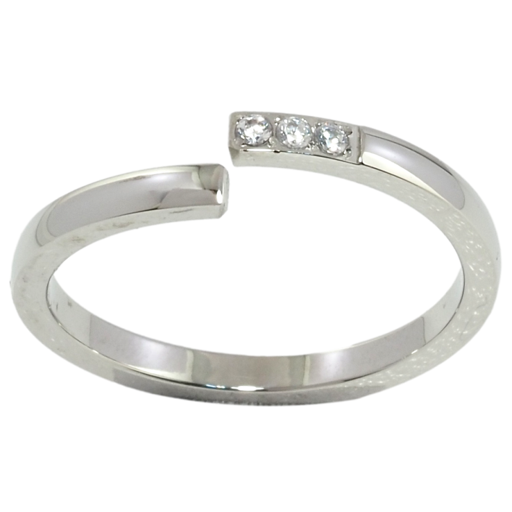 Кольцо Xuping TTM Stainless Steel Цвет Родий Шинка с цирконием фото №16 Кольцо Xuping TTM Stainless Steel Цвет Родий Шинка с цирконием фото №16