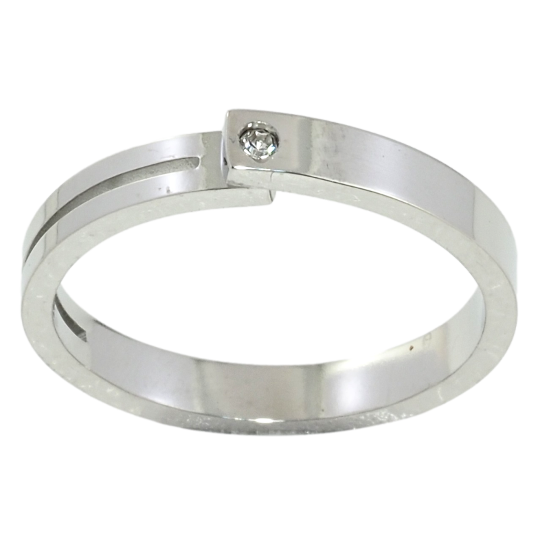 Кольцо Xuping TTM Stainless Steel Цвет Родий Декоративный узор с кристаллом фото №1 Кольцо Xuping TTM Stainless Steel Цвет Родий Декоративный узор с кристаллом фото №1