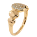 Кольцо Xuping Позолота 18K Овалы с цирконием фото №2 Кольцо Xuping Позолота 18K Овалы с цирконием фото №2