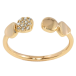 Кольцо Xuping Позолота 18K Фигурный узор с цирконием фото №1