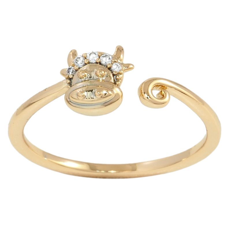 Кольцо Xuping Позолота 18K Коровка фото №1