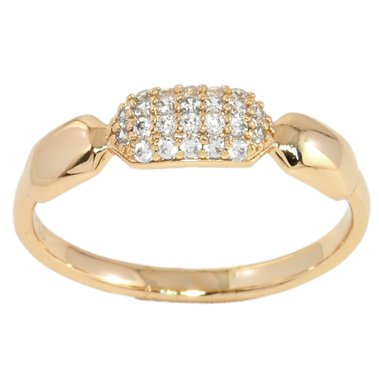 Кольцо Xuping Позолота 18K Инкрустация цирконием фото №1