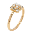 Кольцо Xuping Позолота 18K Узор с жемчугом и цирконием фото №2 Кольцо Xuping Позолота 18K Узор с жемчугом и цирконием фото №2