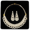 Набор Колье Серьги Инкрустация стразами длина колье 33-49см х 5-27мм фото №2 Набор Колье Серьги Инкрустация стразами длина колье 33-49см х 5-27мм фото №2