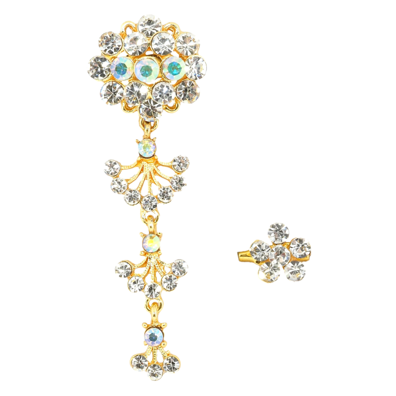 Брошь Две броши со стразами фото №1