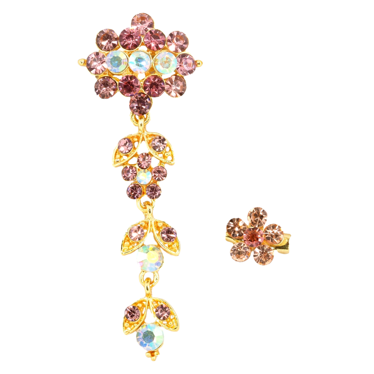 Брошка Дві брошки з рожевими стразами фото №8 Брошка Дві брошки з рожевими стразами фото №8