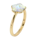 Кольцо Xuping цвет 18K с кристаллами Swarovski Радужный Цветок фото №2