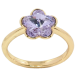 Кольцо Xuping цвет 18K с кристаллами Swarovski Сиреневый Цветок фото №1 Кольцо Xuping цвет 18K с кристаллами Swarovski Сиреневый Цветок фото №1