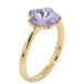 Кольцо Xuping цвет 18K с кристаллами Swarovski Сиреневый Цветок фото №2 Кольцо Xuping цвет 18K с кристаллами Swarovski Сиреневый Цветок фото №2