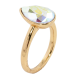 Кольцо Xuping цвет 18K с кристаллами Swarovski Кристалл Aurore Boreale 15х11мм, фото №2