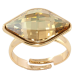 Кольцо Xuping цвет 18K с кристаллами Swarovski Крупный Граненый Кристалл Topaz, 21х14мм фото №1