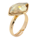 Кольцо Xuping цвет 18K с кристаллами Swarovski Крупный Граненый Кристалл Topaz, 21х14мм фото №2