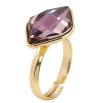 Кольцо Xuping цвет 18K с кристаллами Swarovski Крупный Граненый Кристалл Burgundy, 21х14мм фото №2 Кольцо Xuping цвет 18K с кристаллами Swarovski Крупный Граненый Кристалл Burgundy, 21х14мм фото №2