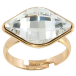 Кольцо Xuping цвет 18K с кристаллами Swarovski Крупный Граненый Кристалл Clear, 21х14мм фото №1