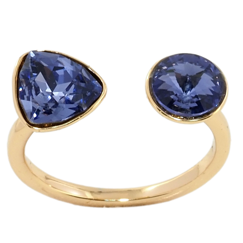 Каблучка Xuping колір 18K з кр-ми Swarovski Кристали Tanzanite фото №1 Каблучка Xuping колір 18K з кр-ми Swarovski Кристали Tanzanite фото №1