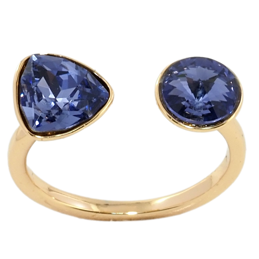 Каблучка Xuping колір 18K з кр-ми Swarovski Кристали Tanzanite фото №1 Каблучка Xuping колір 18K з кр-ми Swarovski Кристали Tanzanite фото №1
