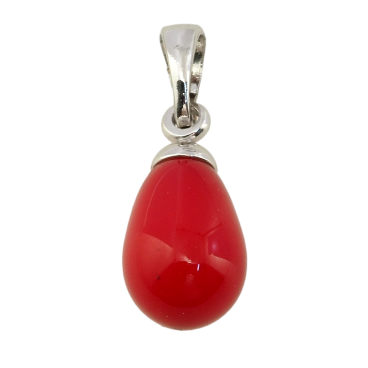 Кулон Xuping Родій Червоні крапельки для ланцюжка до 5 мм фото №18