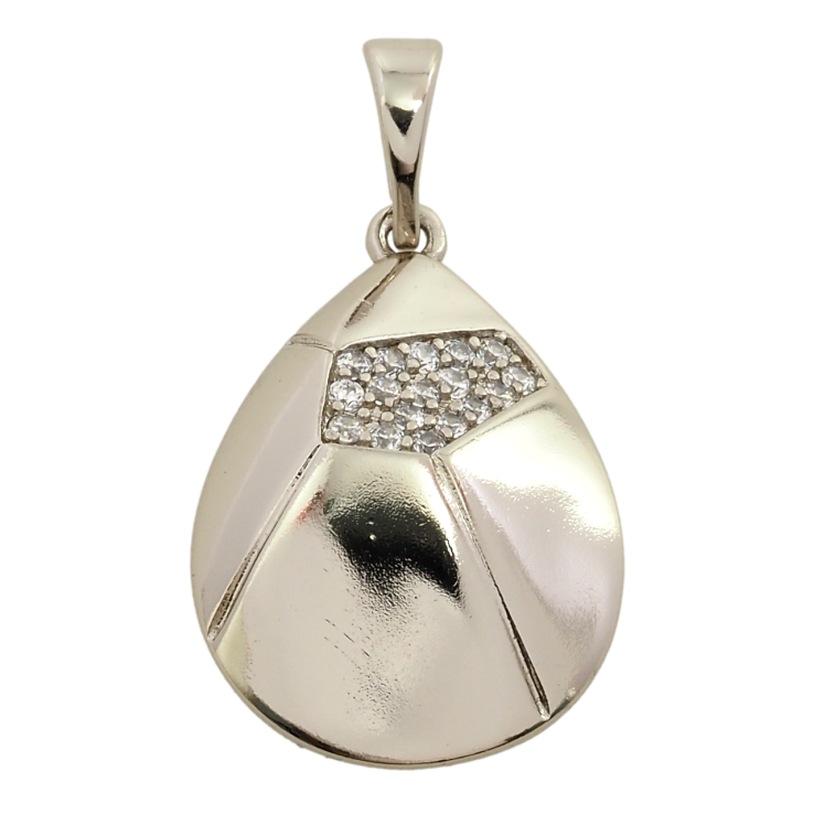 Кулон Xuping Родій Крапелька з цирконієм для ланцюжка до 5мм фото №9