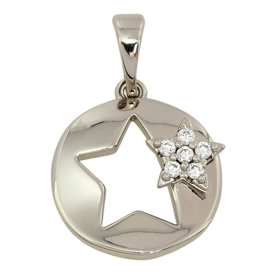 Кулон Xuping Родій Зірки для ланцюжка до 5мм фото №1