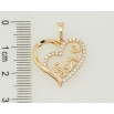 Кулон Xuping Позолота 18K Серце Love для ланцюжка до 5мм фото №2 Кулон Xuping Позолота 18K Серце Love для ланцюжка до 5мм фото №2
