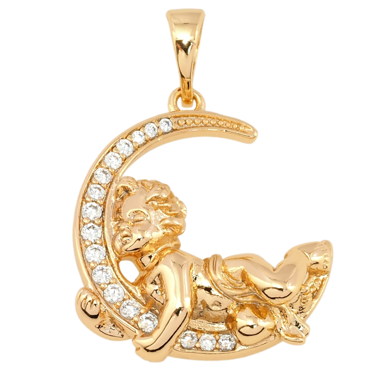 Кулон Xuping Позолота 18K Солодкий сон для ланцюжка до 5мм фото №1 Кулон Xuping Позолота 18K Солодкий сон для ланцюжка до 5мм фото №1