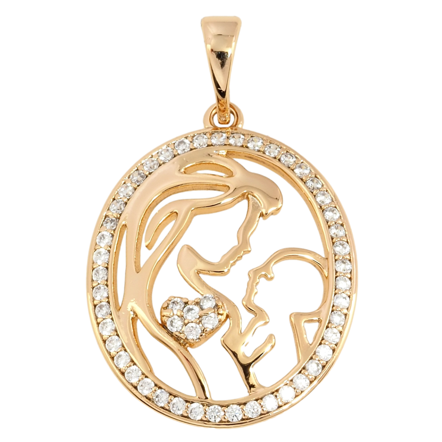 Кулон Xuping Позолота 18K Любовь матери для цепочки до 5мм фото №1