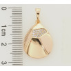 Кулон Xuping Позолота 18K Капелька с цирконием для цепочки до 5мм фото №2 Кулон Xuping Позолота 18K Капелька с цирконием для цепочки до 5мм фото №2