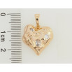 Кулон Xuping Позолота 18K Серце з цирконієм для ланцюжка до 5мм фото №2 Кулон Xuping Позолота 18K Серце з цирконієм для ланцюжка до 5мм фото №2
