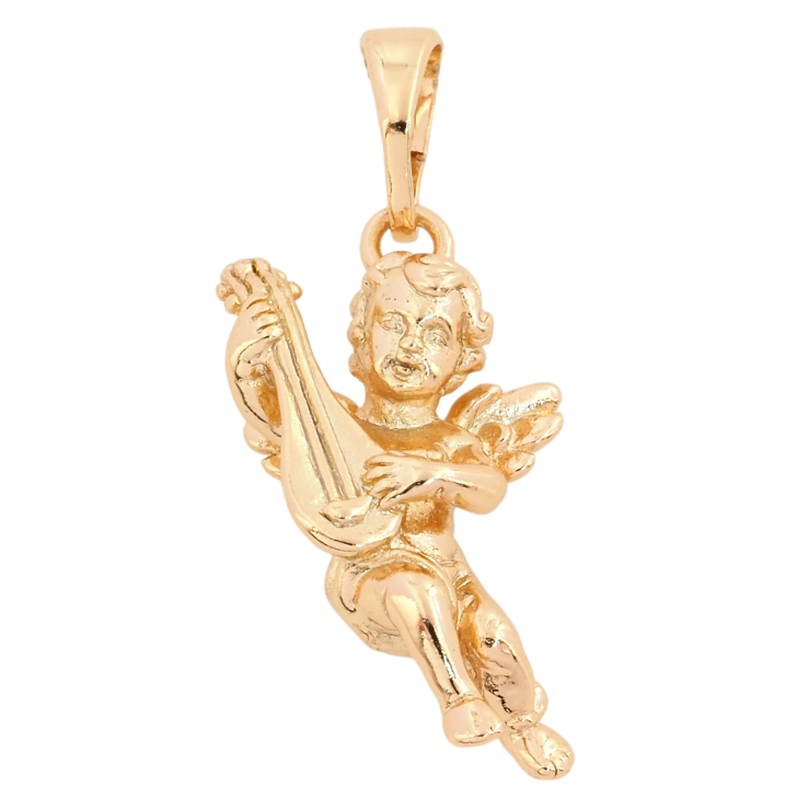 Кулон Xuping Позолота 18K Ангелочек для цепочки до 5мм фото №18