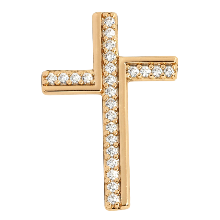 Кулон Xuping Позолота 18K Крест с цирконием для цепочки до 2мм фото №22 Кулон Xuping Позолота 18K Крест с цирконием для цепочки до 2мм фото №22