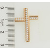 Кулон Xuping Позолота 18K Крест с цирконием для цепочки до 2мм фото №2 Кулон Xuping Позолота 18K Крест с цирконием для цепочки до 2мм фото №2