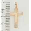 Кулон Xuping Позолота 18K Крест с инкрустацией цирконием для цепочки до 5мм фото №2 Кулон Xuping Позолота 18K Крест с инкрустацией цирконием для цепочки до 5мм фото №2
