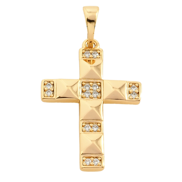 Кулон Xuping Позолота 18K Крест с цирконием для цепочки до 5мм фото №17 Кулон Xuping Позолота 18K Крест с цирконием для цепочки до 5мм фото №17