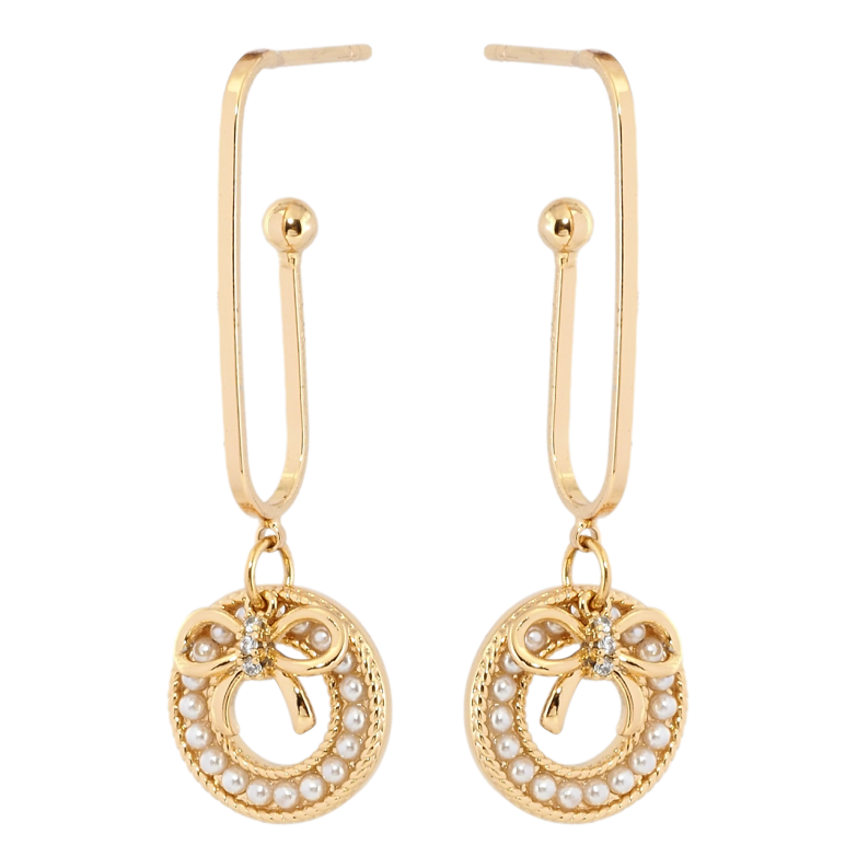 Серьги Xuping Позолота 18K пусеты Декоративные подвески фото №1