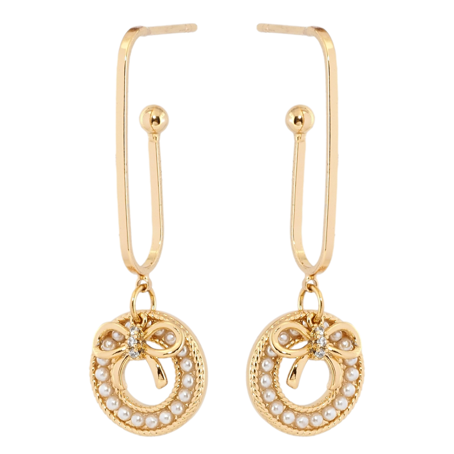 Серьги Xuping Позолота 18K пусеты Декоративные подвески фото №1