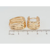 Серьги Xuping Позолота 18K колечки Декоративные фото №2