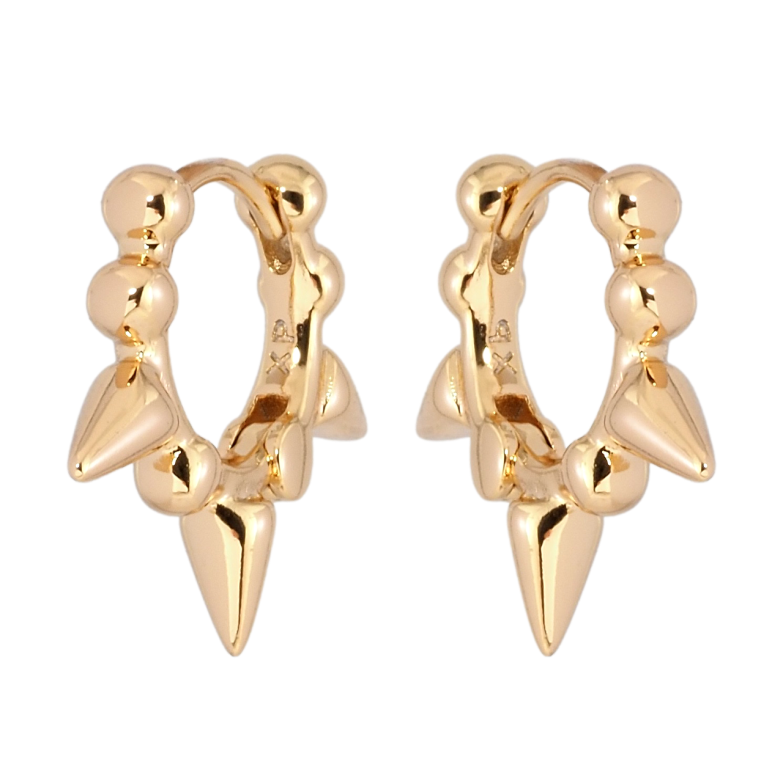 Серьги Xuping Позолота 18K колечки Декоративные фото №1 Серьги Xuping Позолота 18K колечки Декоративные фото №1