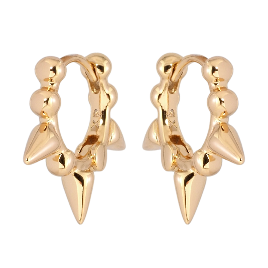 Серьги Xuping Позолота 18K колечки Декоративные фото №1 Серьги Xuping Позолота 18K колечки Декоративные фото №1