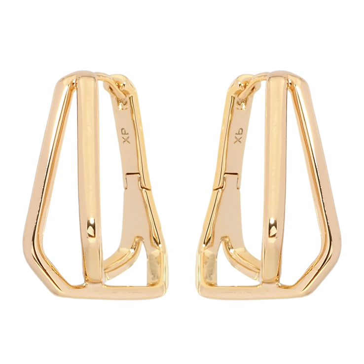 Сережки Xuping Позолота 18K колечка Фігурні фото №10 Сережки Xuping Позолота 18K колечка Фігурні фото №10