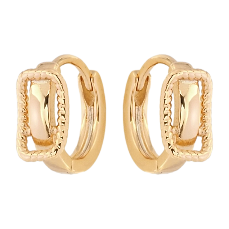 Серьги Xuping Позолота 18K колечки Ремешки фото №6