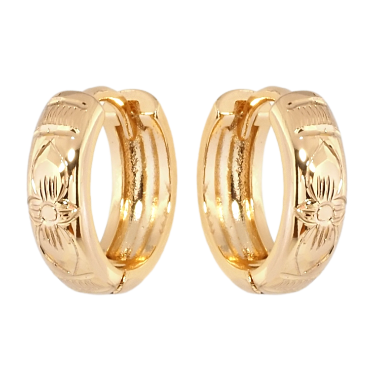 Сережки Xuping Позолота 18K колечка Квітковий візерунок фото №16 Сережки Xuping Позолота 18K колечка Квітковий візерунок фото №16