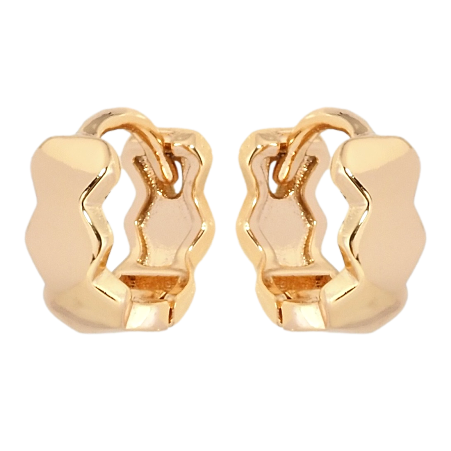 Сережки Xuping Позолота 18K колечка Фігурні фото №1