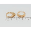 Серьги Xuping Позолота 18K колечки Декоративные фото №2
