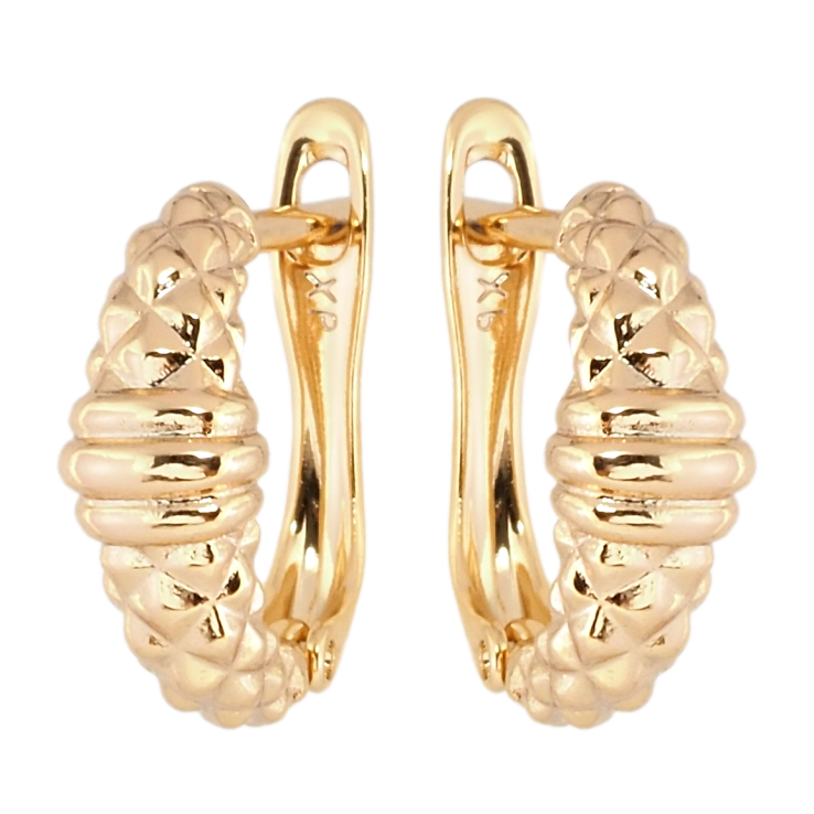 Серьги Xuping Позолота 18K английский замок Декоративный узор фото №18